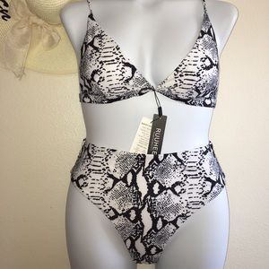 Animal print Push up 2 pieces bikini set